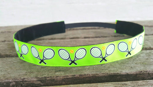 Bright Green, Blue or Pink Tennis Headband